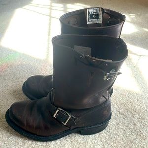 Frye Veronica boots size 8 brown genuine leather